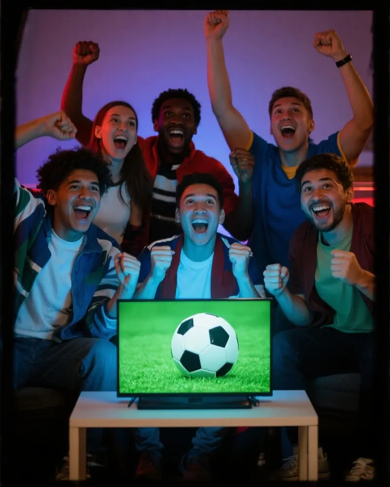 Passionate fans